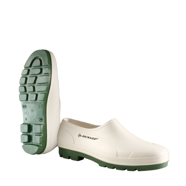 Dunlop Bicolour wellie shoe White/Green