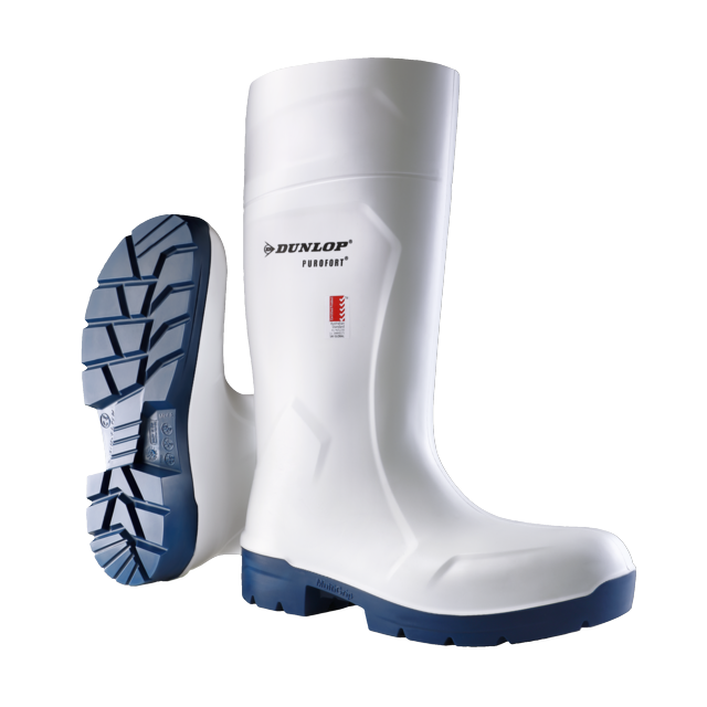 Dunlop FoodPro Purofort MultiGrip White/Blue