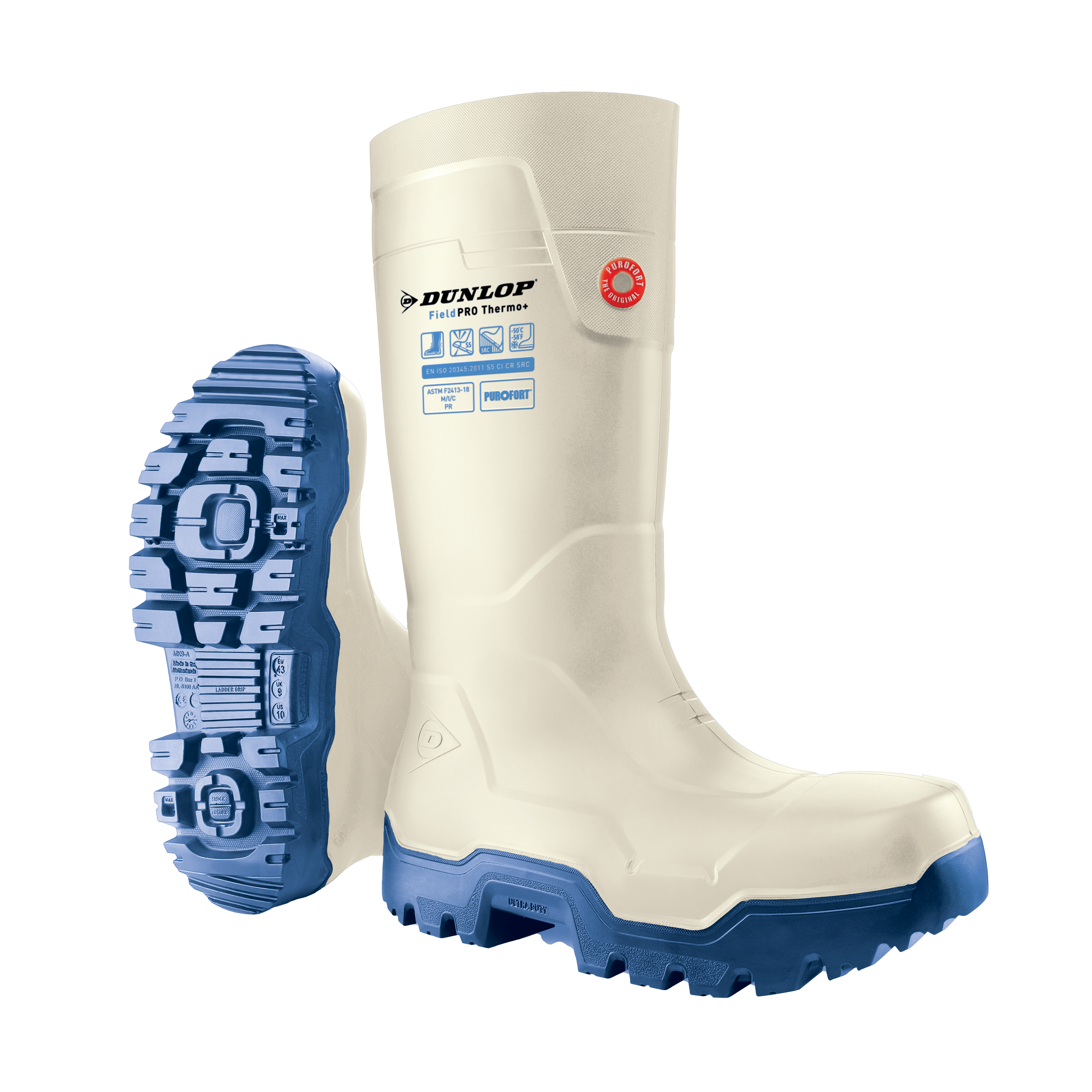 Dunlop FieldPRO Thermo+ White Blue