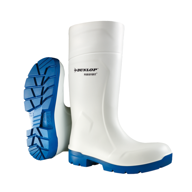 Dunlop FoodPro Purofort MultiGrip safety White/Blue