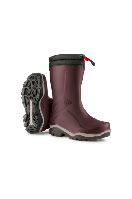Dunlop Kids Blizzard Burgundy/Grey/Black