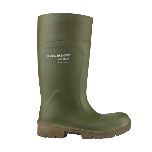 Dunlop FoodPro Purofort MultiGrip safety Green/Brown