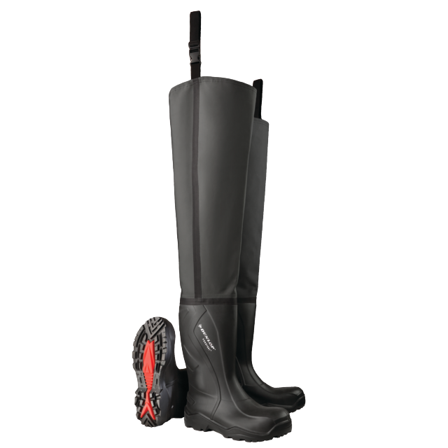 Dunlop Purofort+ Breathable Thigh wader full safety