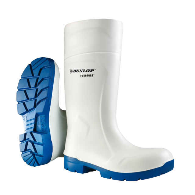 Dunlop FoodPro Purofort MultiGrip White/Blue